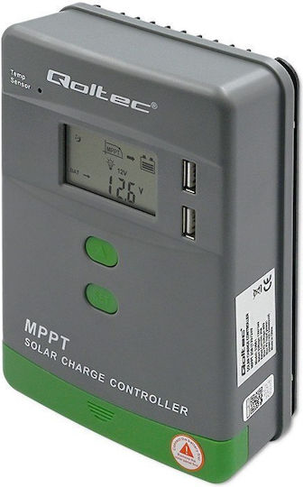 Qoltec Ρυθμιστής Φόρτισης MPPT 24V 20A