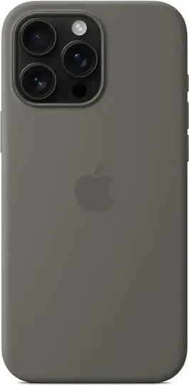 Apple Silicone Case with MagSafe Back Cover Σιλικόνης Stone Gray (iPhone 16 Pro Max) MYYV3ZM/A