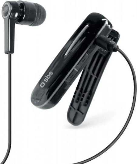 SBS BT300 In-ear Bluetooth Handsfree Ακουστικό Black