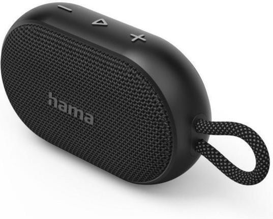HAMA Buddy 3.0 Αδιάβροχο Ηχείο Bluetooth 6W με Διάρκεια Μπαταρίας έως 12 ώρες Μαύρο