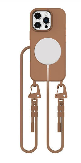 Tech-Protect Magnecklace Back Cover Tempered Glass Καφέ (iPhone 16 Pro Max)