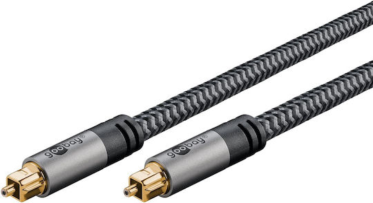 Goobay Optical Audio Cable TOS male - TOS male Μαύρο 2m (65305)