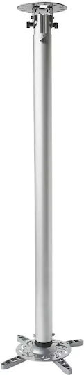 Techly Βάση Projector Οροφής ICA-PM-104XL με Μέγιστο Φορτίο 15kg Γκρι