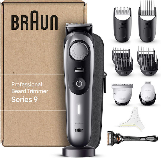 Braun Επαγγελματική Επαναφορτιζόμενη Κουρευτική Μηχανή Γκρι