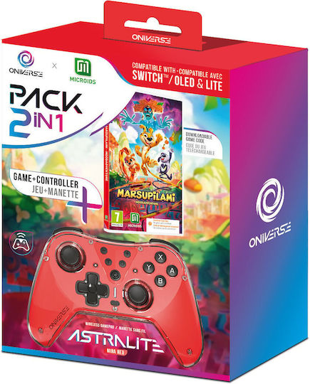 Oniverse Ασύρματο Gamepad για Switch Marsupilami Bundle