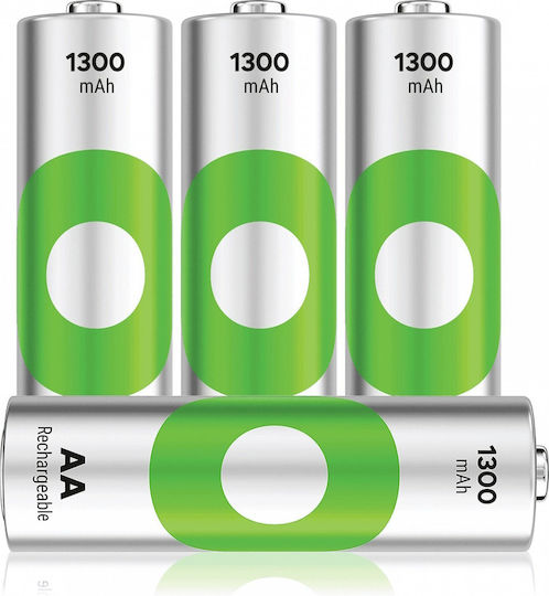 GP Batteries Recyko Επαναφορτιζόμενες Μπαταρίες Ni-MH 4τμχ