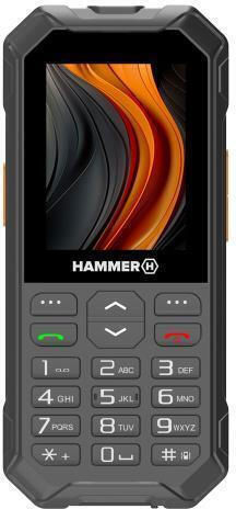 Hammer 6 LTE Dual SIM Ανθεκτικό Κινητό με Κουμπιά Μαύρο
