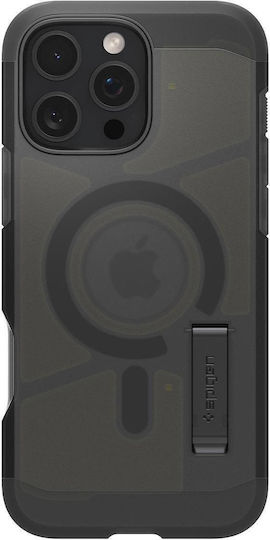 Spigen Tough Armor AI MagFit Back Cover Σιλικόνης 2mm Frost Black (iPhone 16 Pro Max) ACS08502