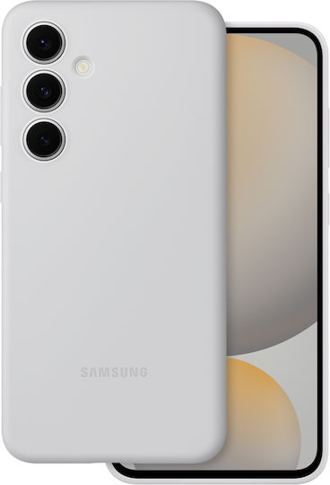 Samsung Back Cover Σιλικόνης Γκρι (Galaxy S24 FE) EF-PS721CJEGWW