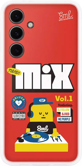 Samsung Flipsuit Case Back Cover Σιλικόνης Κόκκινο (Galaxy S24 FE) EF-MS721CREGWW