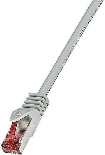 LogiLink S/FTP Cat.6 Καλώδιο Δικτύου Ethernet 15m Γκρι 1τμχ CQ2102S