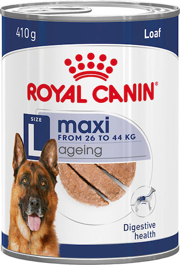 Royal Canin Maxi Υγρή Τροφή για Ηλικιωμένους Σκύλους σε Κονσέρβα Διαίτης με Κρέας και Πουλερικά 410gr