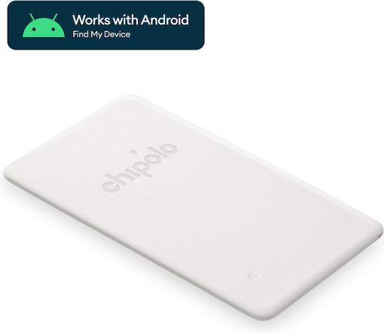 Chipolo CARD Point Google Find My Device Tracker Λευκό