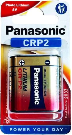 Panasonic Photo Power Μπαταρία Λιθίου CR-P2 6V 1τμχ