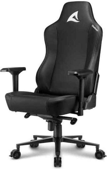 Sharkoon Skiller SGS40 Sytnhetic Leather Καρέκλα Gaming Δερματίνης με Ρυθμιζόμενα Μπράτσα Μαύρη