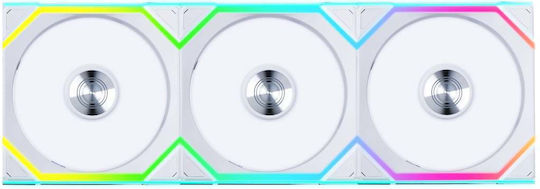 Lian Li UNIFAN SL Wireless Reverse (Include Controller) Case Fan 120mm με RGB Φωτισμό 3τμχ Λευκό