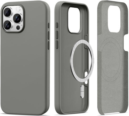 Tech-Protect Back Cover Σιλικόνης Γκρι (iPhone 16 Pro Max)