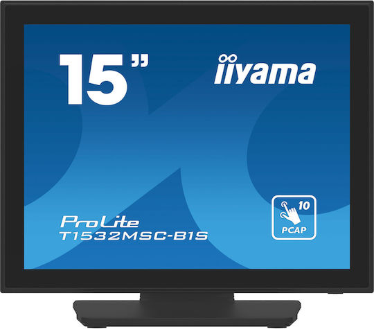 Iiyama ProLite T1532MSC-B1S TN Touch Monitor 15" 1024x768