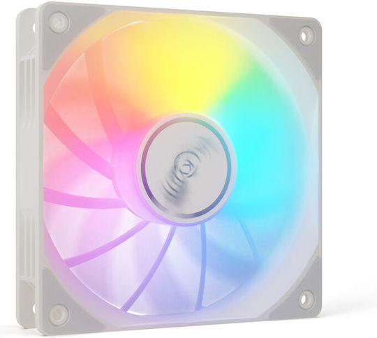 Valkyrie V12F Case Fan 120mm με ARGB Φωτισμό και Σύνδεση 4-Pin PWM Λευκό