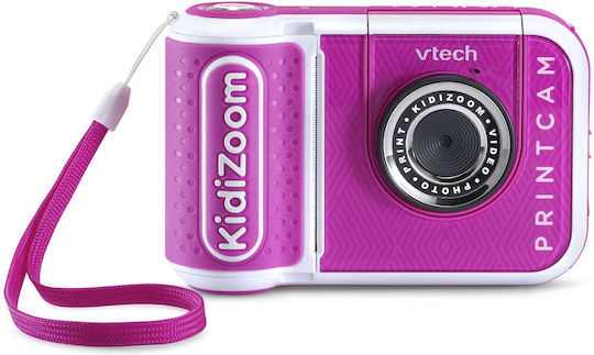 Vtech Kidizoom Print Compact Φωτογραφική Μηχανή 2MP με Οθόνη 2.4" και Ανάλυση Video 320 x 240 pixels Θερμικής Εκτύπωσης Ροζ