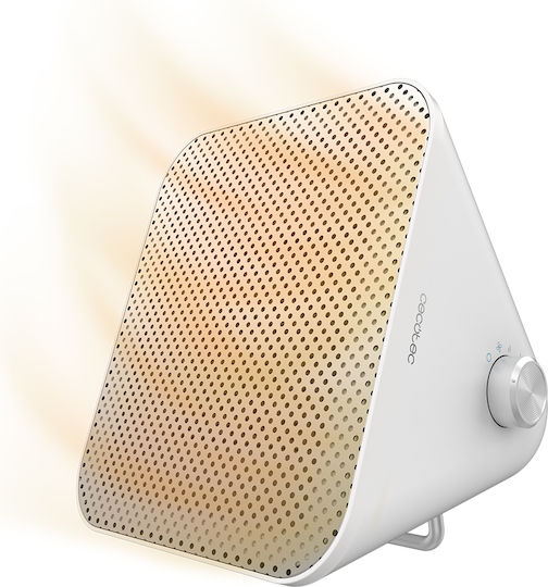 Cecotec Readywarm 1500 Max Ceramic Design Κεραμικό Αερόθερμο Δωματίου Δαπέδου Λευκό 1500W 08270