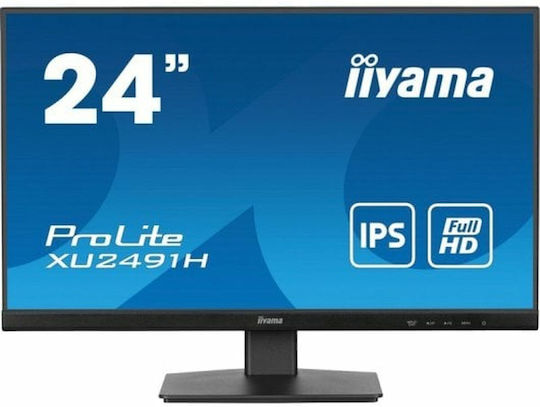 Iiyama ProLite XU2491H-B1 IPS Monitor 24" FHD 1920x1080 με Χρόνο Απόκρισης 0.5ms GTG