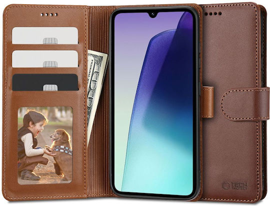 Tech-Protect Wallet Δερματίνης Καφέ (Redmi 14C / Poco C75)