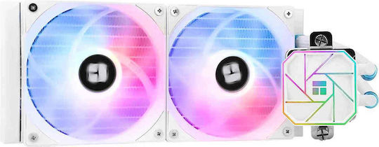 Thermalright Aqua Elite 240 (v3) Υδρόψυξη Επεξεργαστή Διπλού Ανεμιστήρα 120mm για Socket 1700/1200/115x με ARGB Φωτισμό Λευκή