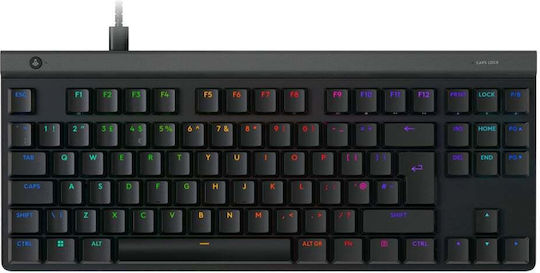 Logitech G G515 Gaming Μηχανικό Πληκτρολόγιο Tenkeyless με GL Clicky διακόπτες και RGB φωτισμό (Αγγλικό US)
