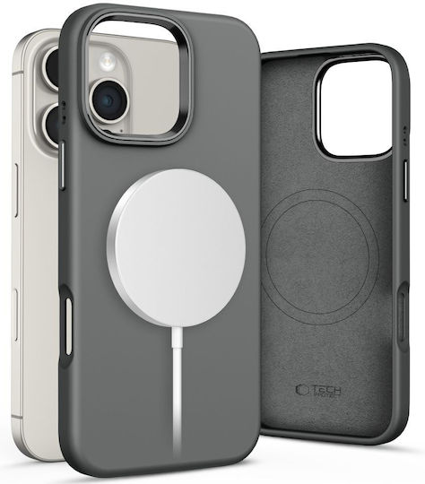 Tech-Protect Back Cover Σιλικόνης Γκρι (iPhone 16 Pro Max)