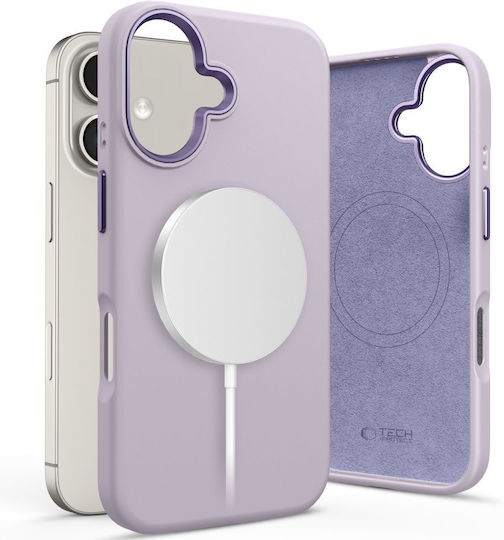 Tech-Protect Back Cover Σιλικόνης Μωβ (iPhone 16)