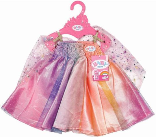 ZAPF Creation Baby Born Φόρεμα Rainbow 43 εκ.