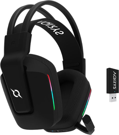Aqirys Alya 2.0 Ασύρματο Over Ear Gaming Headset με σύνδεση 2.5mm / Bluetooth / USB
