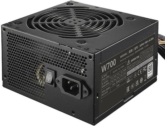 CoolerMaster Elite Nex White 700W Μαύρο Τροφοδοτικό Υπολογιστή Full Wired 80 Plus Standard
