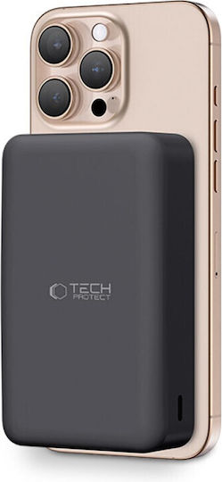 Tech-Protect PB12 LifeMag MagSafe Power Bank 20000mAh 15W με Θύρα USB-A και Θύρα USB-C Μαύρο