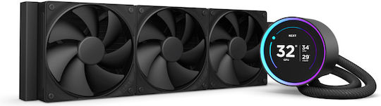 NZXT Kraken Elite 360 (v2) Υδρόψυξη Επεξεργαστή Τριπλού Ανεμιστήρα 120mm για Socket 1700/1200