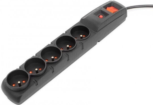 Accura Πολύπριζο 5 Θέσεων με Καλώδιο 5m
