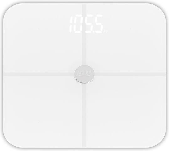 Adler Ψηφιακή Ζυγαριά 180kg Λευκή AD 8187