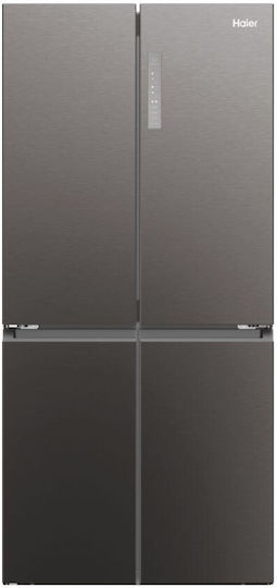 Haier Ψυγείο Ντουλάπα 467lt NoFrost Υ181.5xΠ83.3xΒ65εκ. Inox HCR3818ENMD