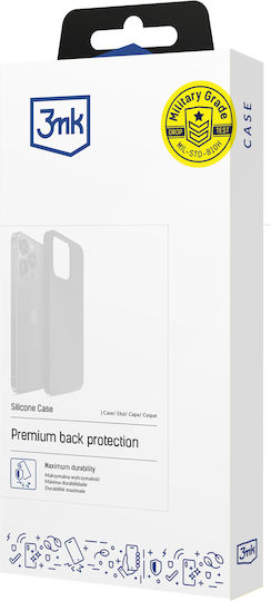 3MK Silicone Back Cover Σιλικόνης / Δερμάτινο Μαύρο (Xiaomi 14T)