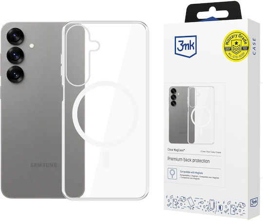 3MK Clear Back Cover Πλαστικό 1.5mm Διάφανο (Samsung Galaxy S25)