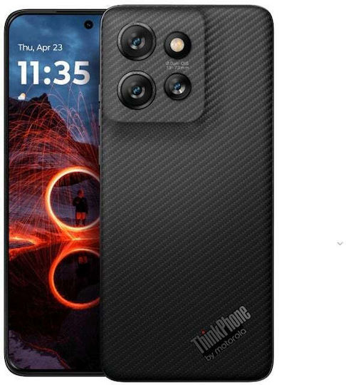 Motorola ThinkPhone 25 5G Dual SIM (8/256GB) Ανθεκτικό Smartphone Carbon Black