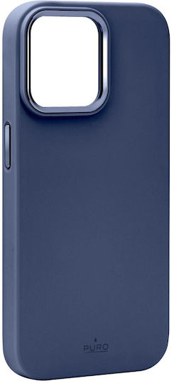 Puro Icon Mag Back Cover Σιλικόνης Μπλε (iPhone 15 Pro) PUIPC15P61ICONMPDKBL