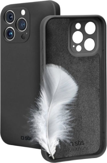 SBS Instict Cover Back Cover Σιλικόνης Μαύρο (iPhone 15 Pro Max) INSTIP1567PK