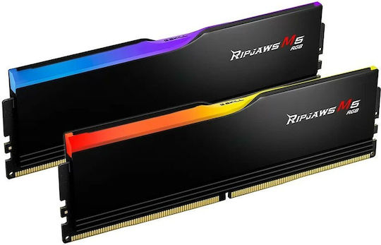 Ripjaws M5 RGB DDR5 96GB RAM με 2x48GB Modules και Ταχύτητα 5200 για Desktop