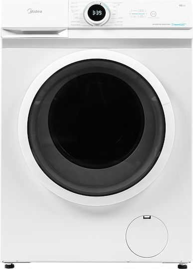 Midea Πλυντήριο Ρούχων 9kg 1400 Στροφών MF100W90BA/W-IT
