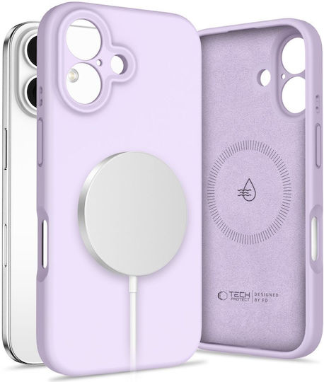 Tech-Protect Liquid Magsafe Back Cover Σιλικόνης Μωβ (iPhone 16)