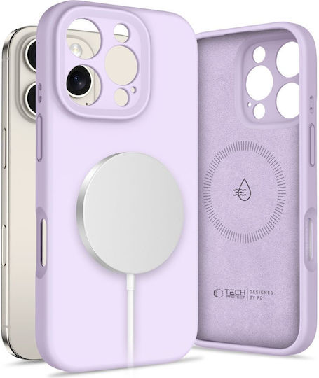 Tech-Protect Liquid Magsafe Back Cover Σιλικόνης Μωβ (iPhone 16 Pro Max)