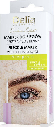 Delia Cosmetics Freckle Marker With Henna Extract Στυλό για Φρύδια