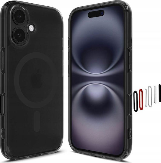 Spigen Ultra Hybrid ”t” Mag Back Cover Σιλικόνης / Πλαστικό 2mm Μαύρο (iPhone 16) ACS09074